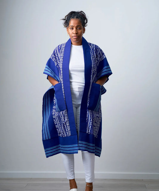 Stylish Aso-Oke Kimono