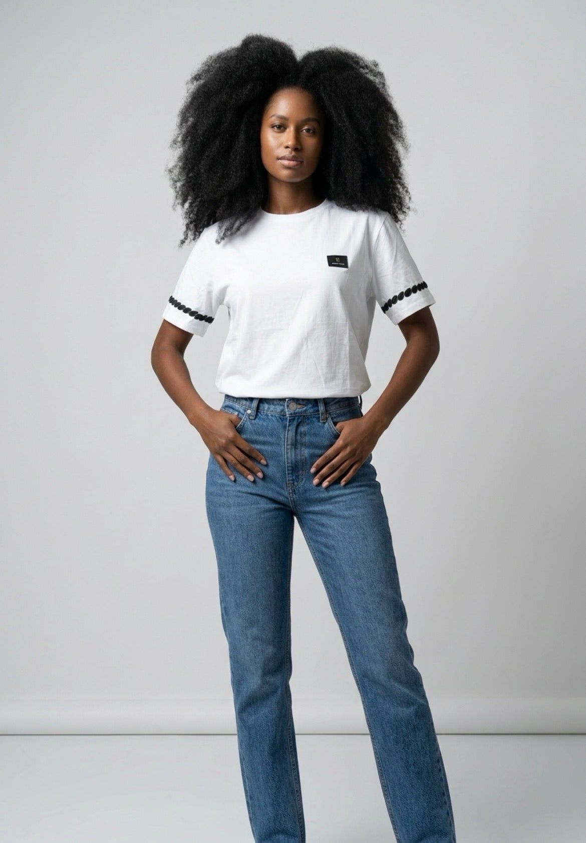 Cowrie sleeve T-Shirt