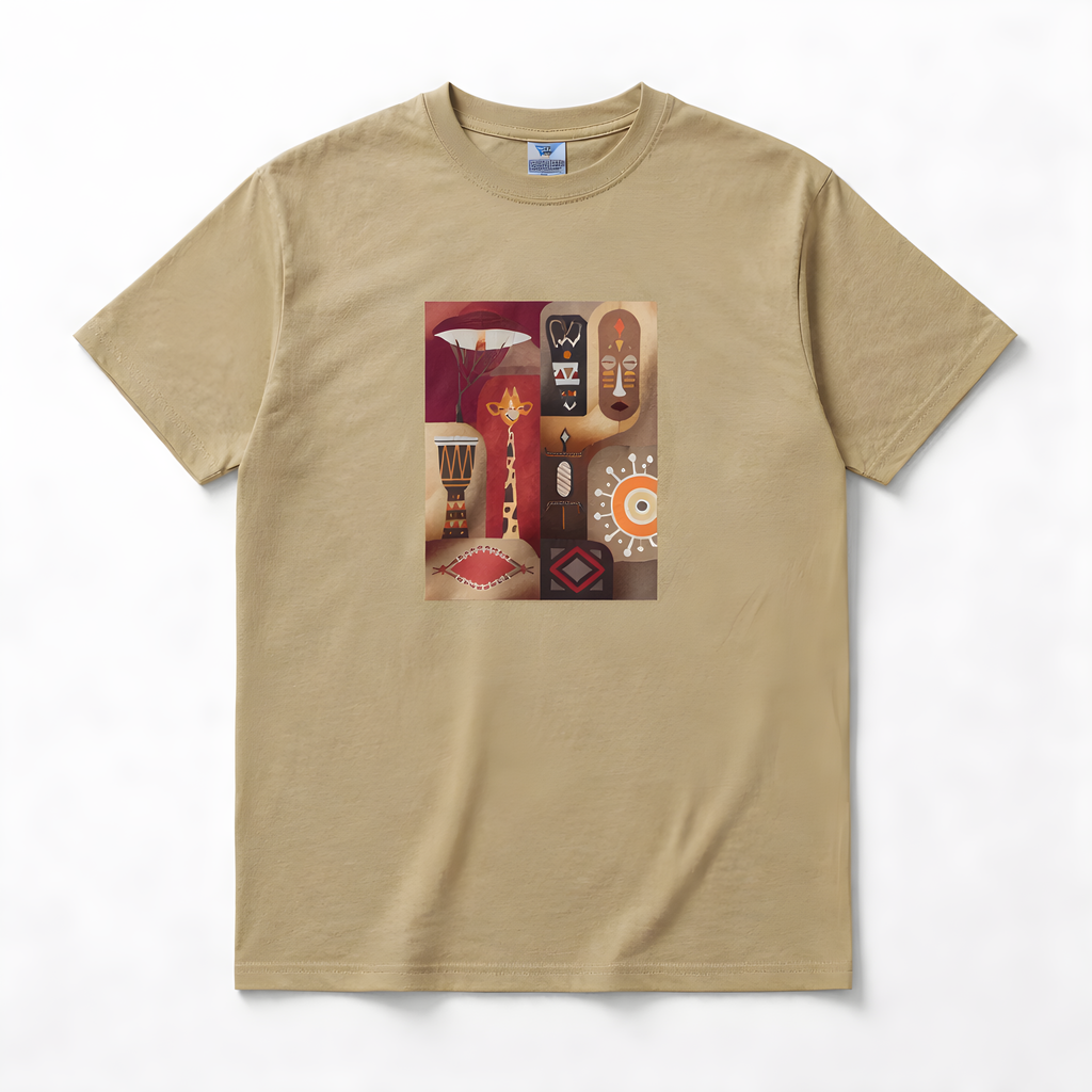 Ankara printed T-shirts