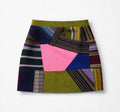 Aso-Oke patched skirt