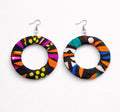Dangle earrings (Ankara)