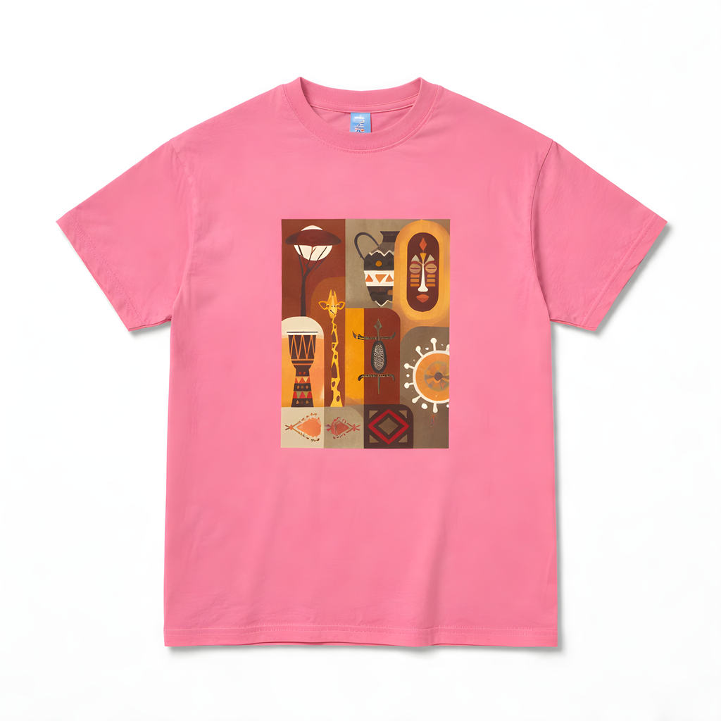 Ankara printed T-shirts