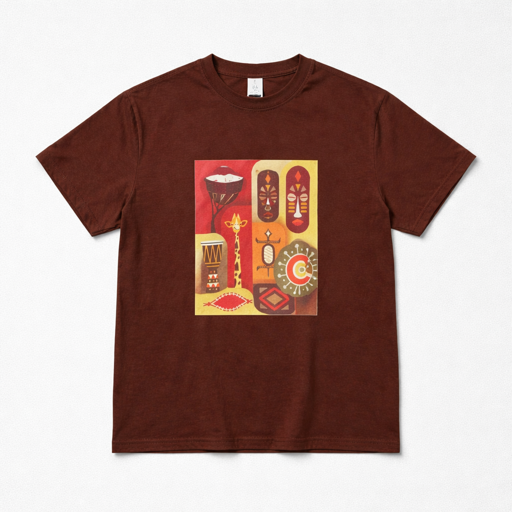 Ankara printed T-shirts