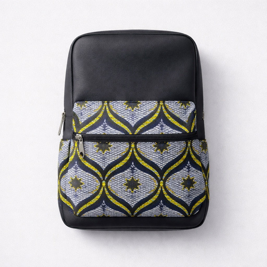 Leather Ankara bag