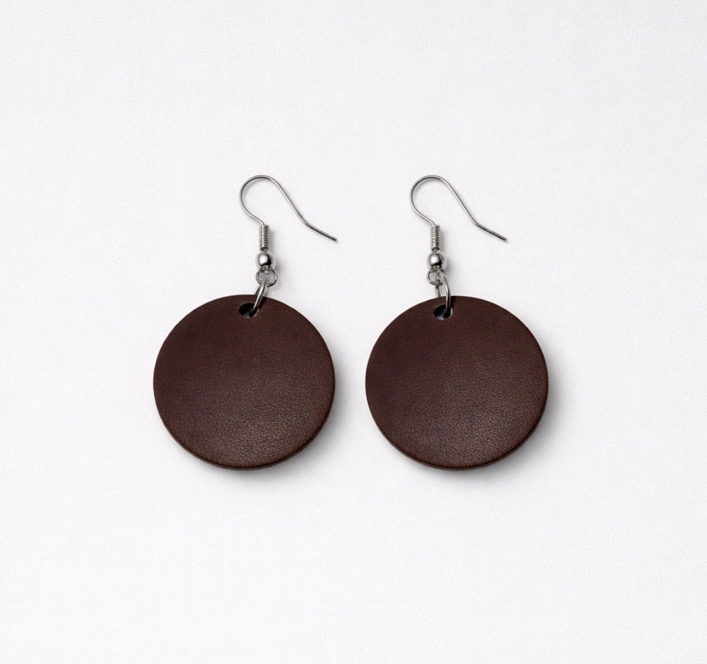 Dangle earrings (disc style)