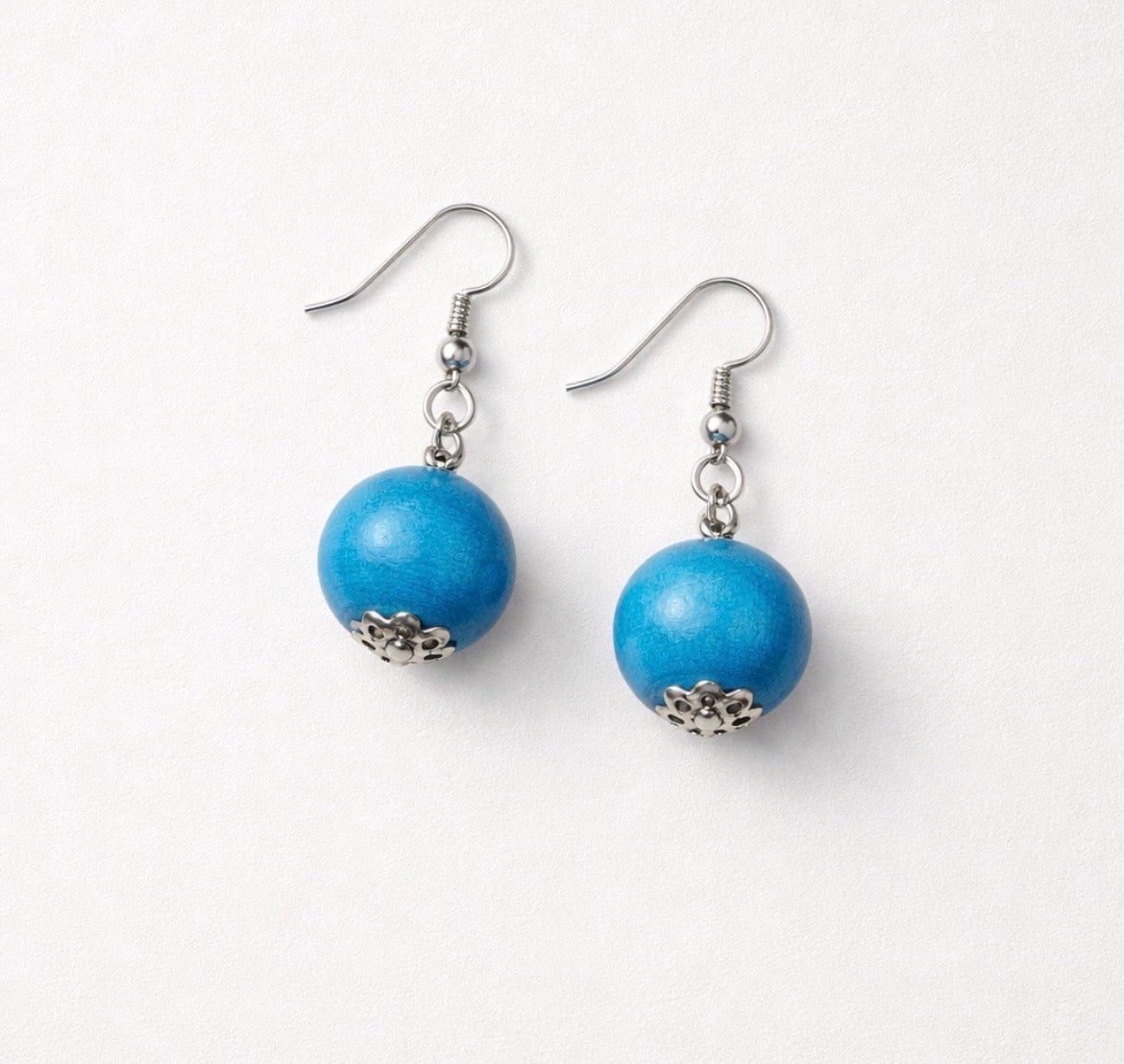 Dangle earrings (spherical)