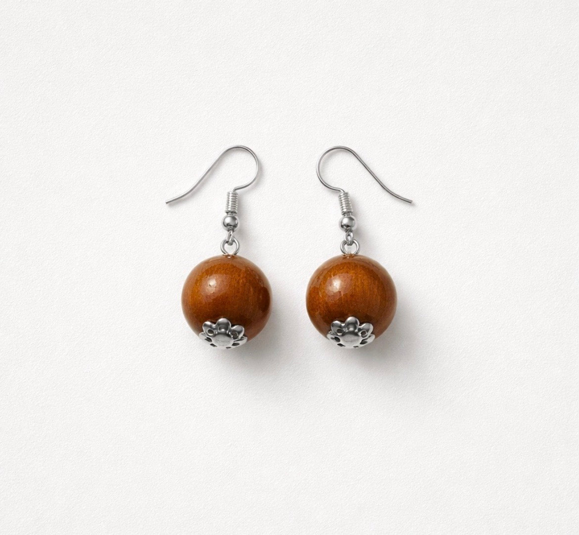 Dangle earrings (spherical)