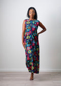 Ankara floral gown