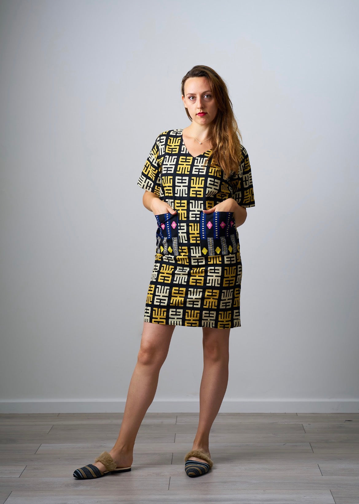 Ankara short gown