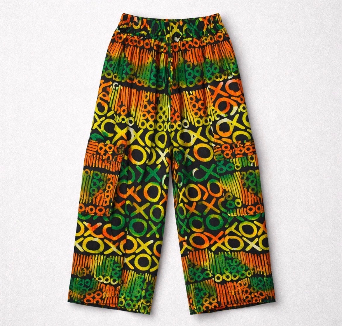 Ankara kimono pants