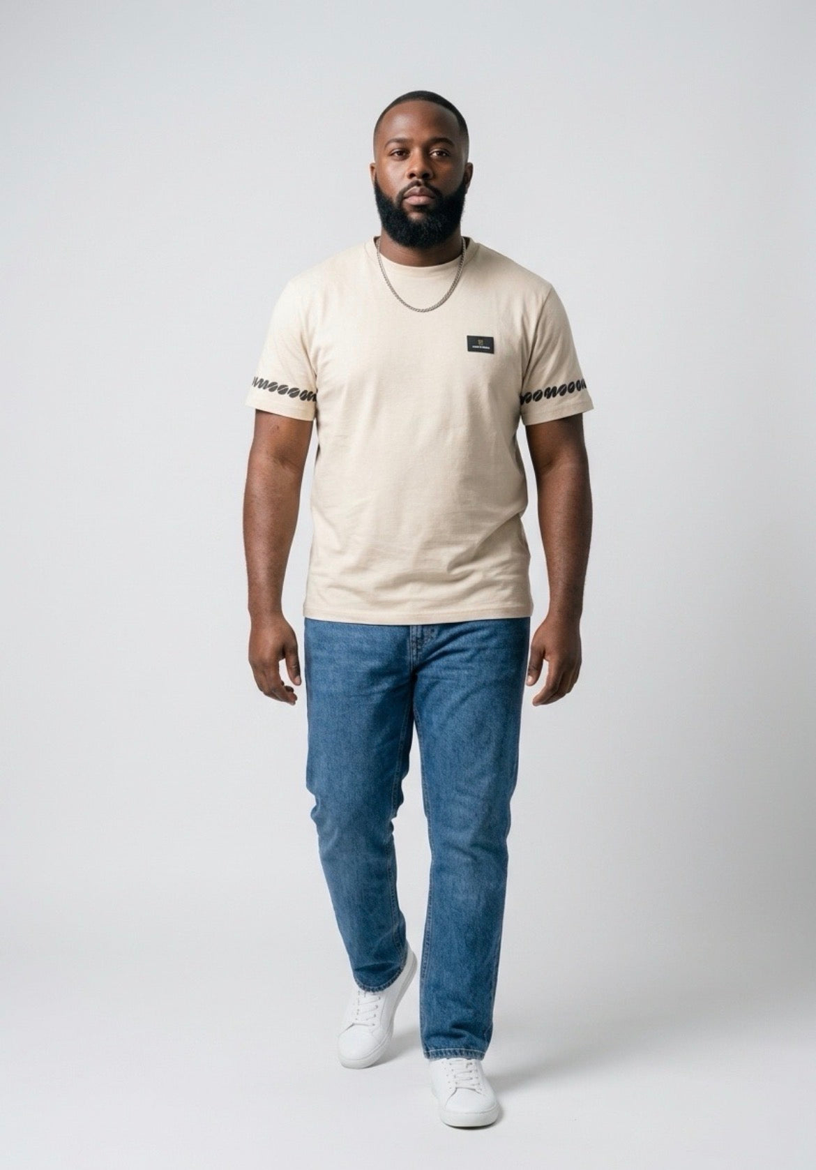 Cowrie sleeve T-Shirt