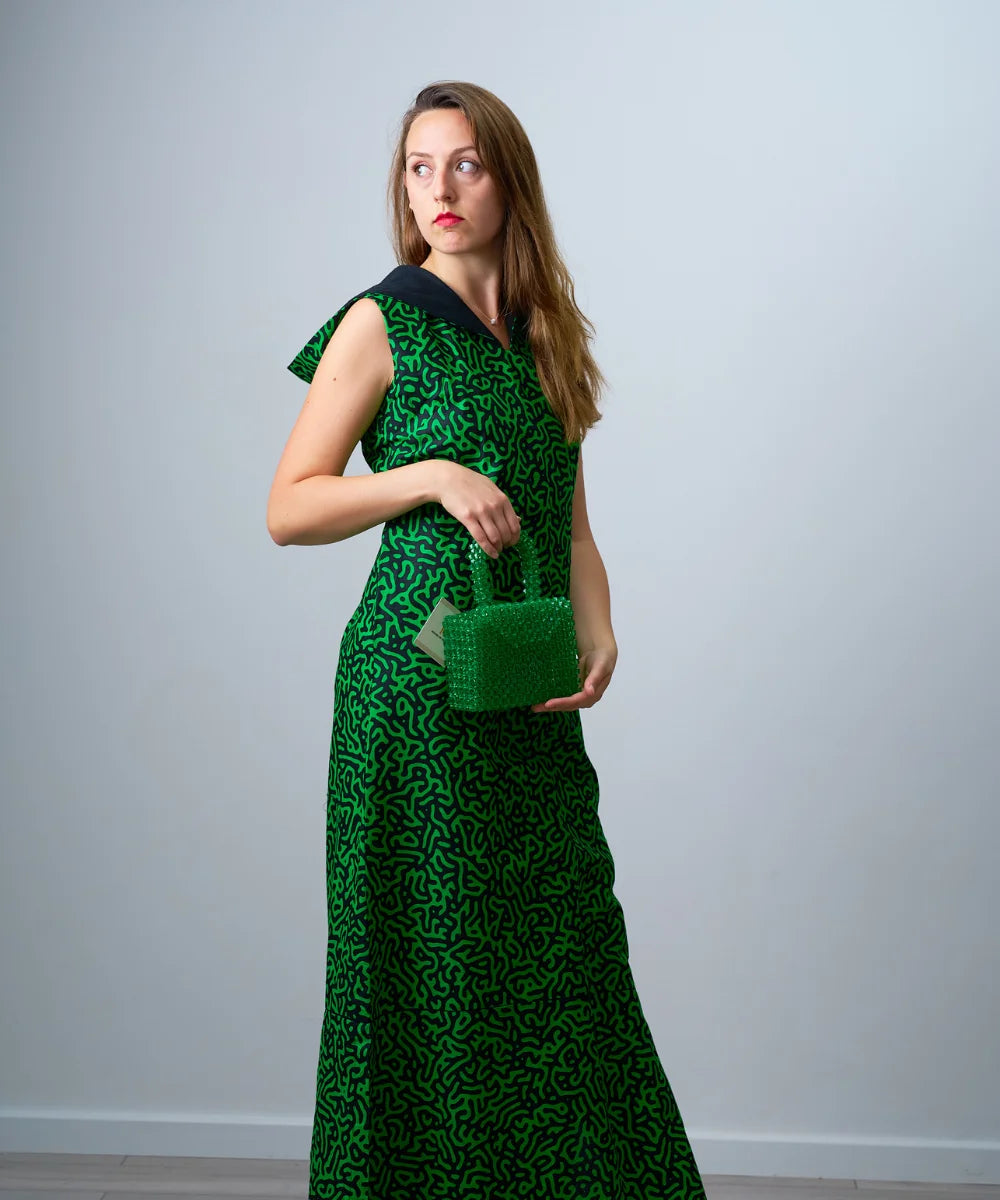 Ankara Hooded Dress