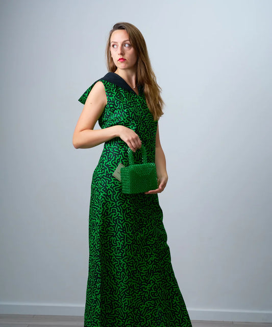 Ankara Hooded Dress