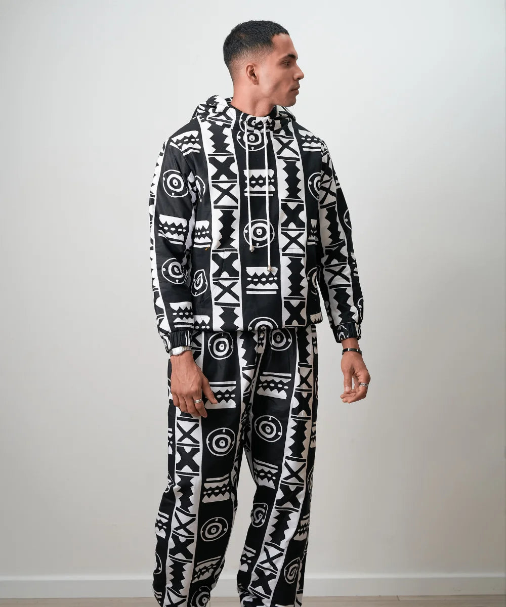 Ankara Men's Printed Jumper Pair