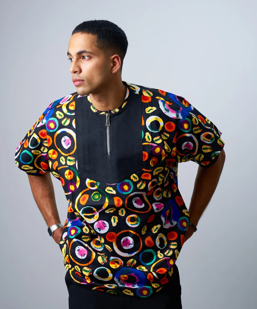 Ankara Men's Printed T-shirt