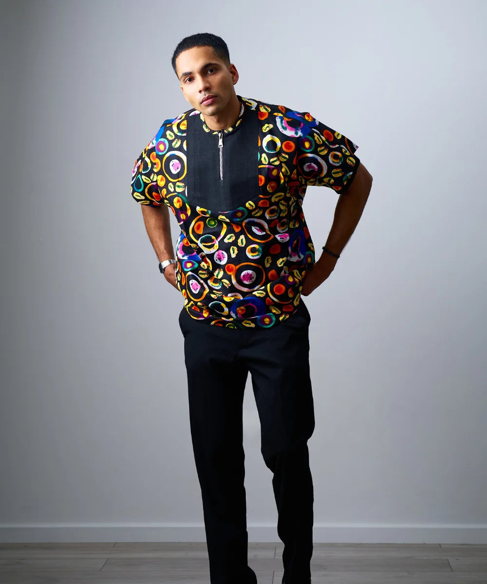 Ankara Men's Printed T-shirt