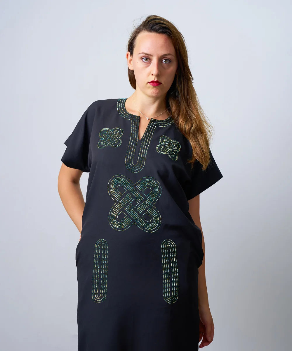 Ankara Women's Short Gown