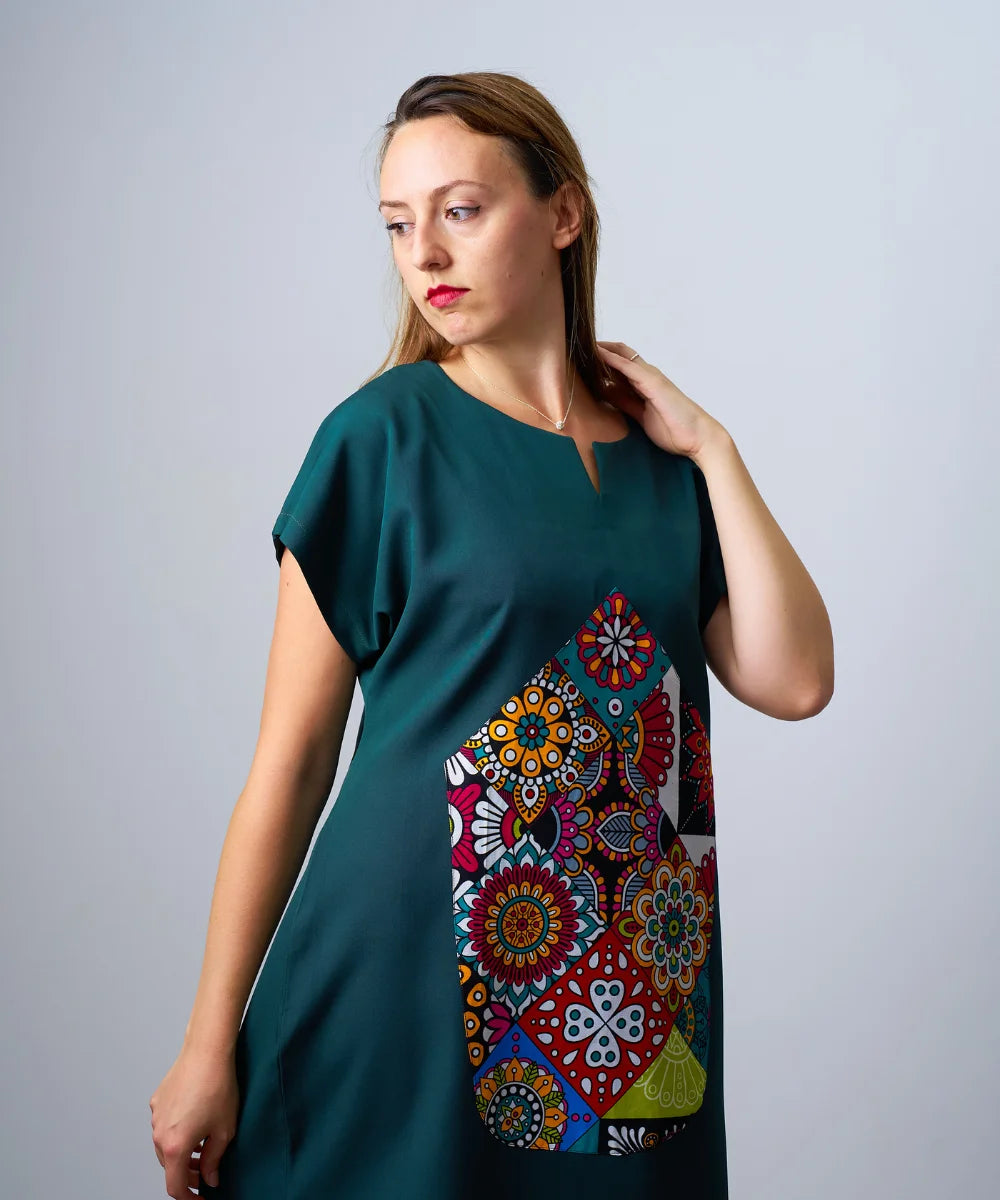 Ankara Women's Short Gown