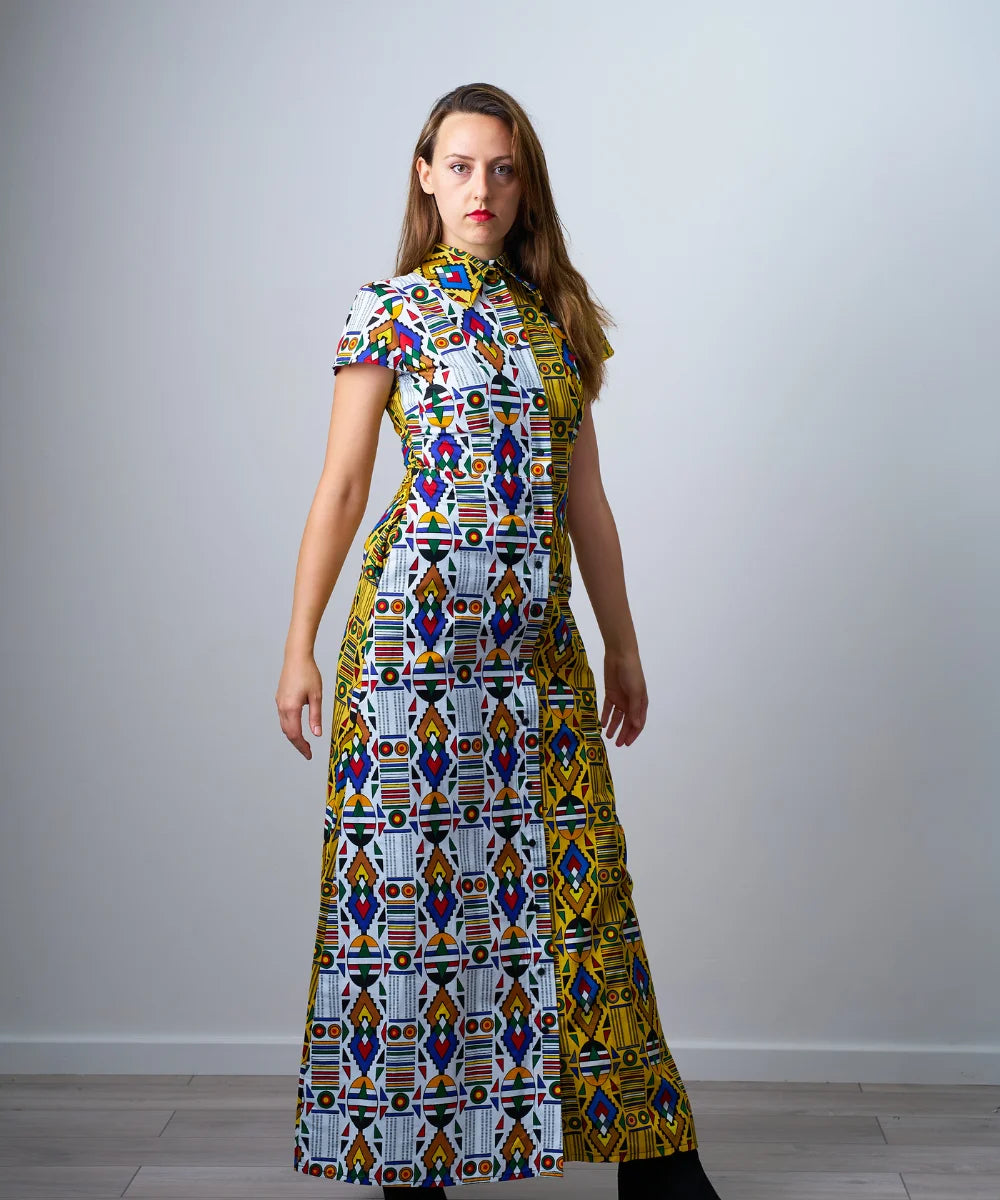 Ankara Women's Gown Dress