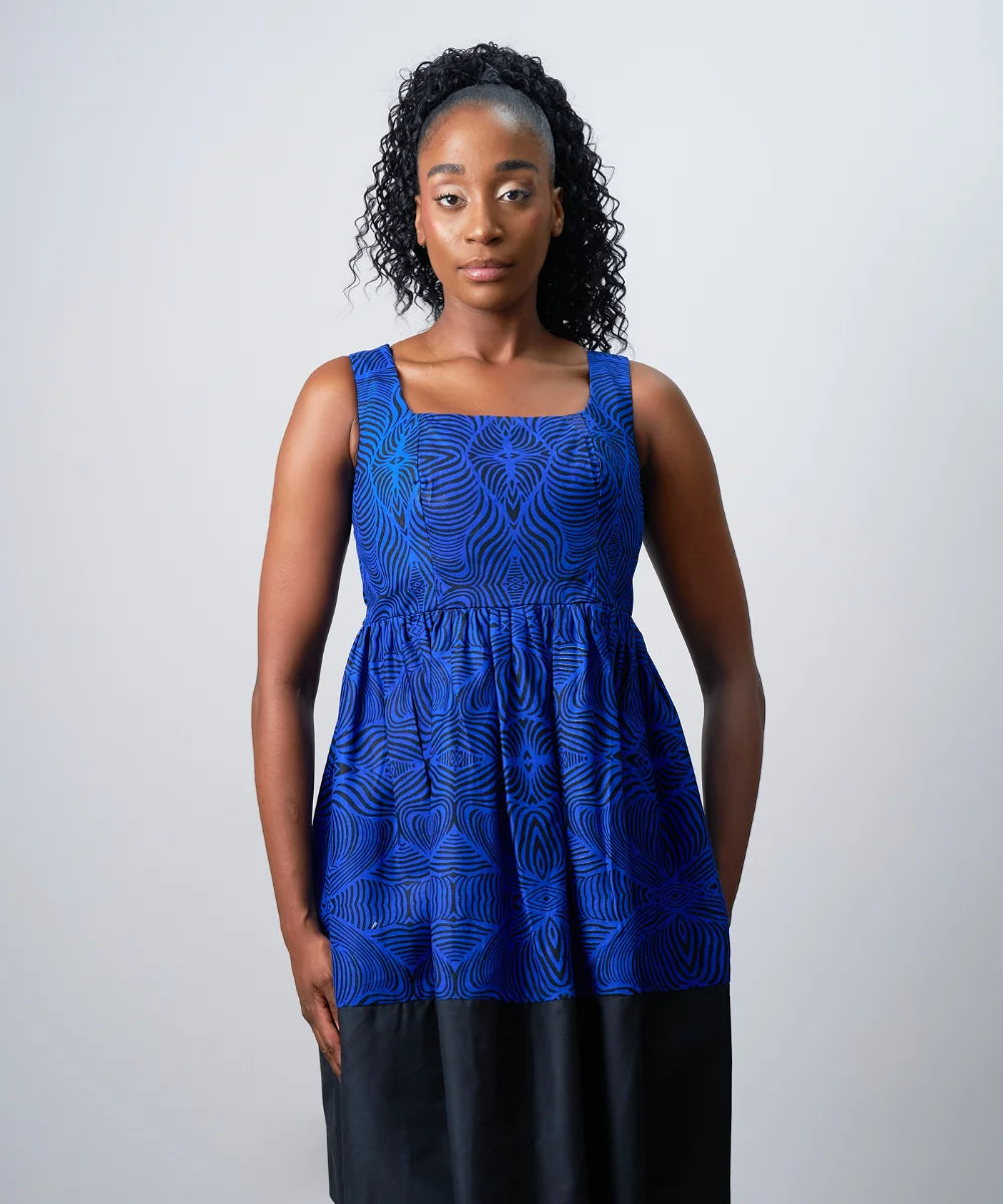 Ankara Print Ball Dress