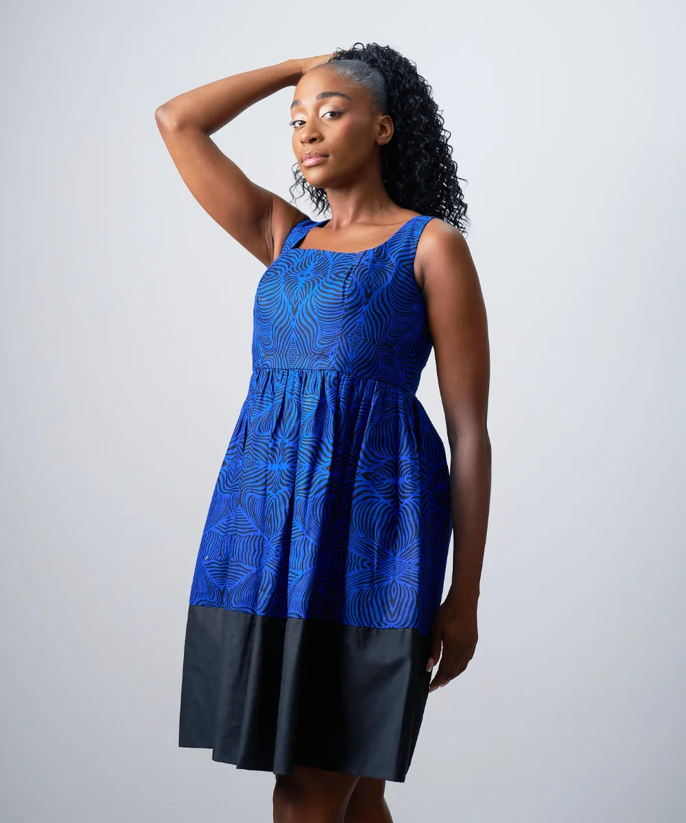 Ankara Print Ball Dress