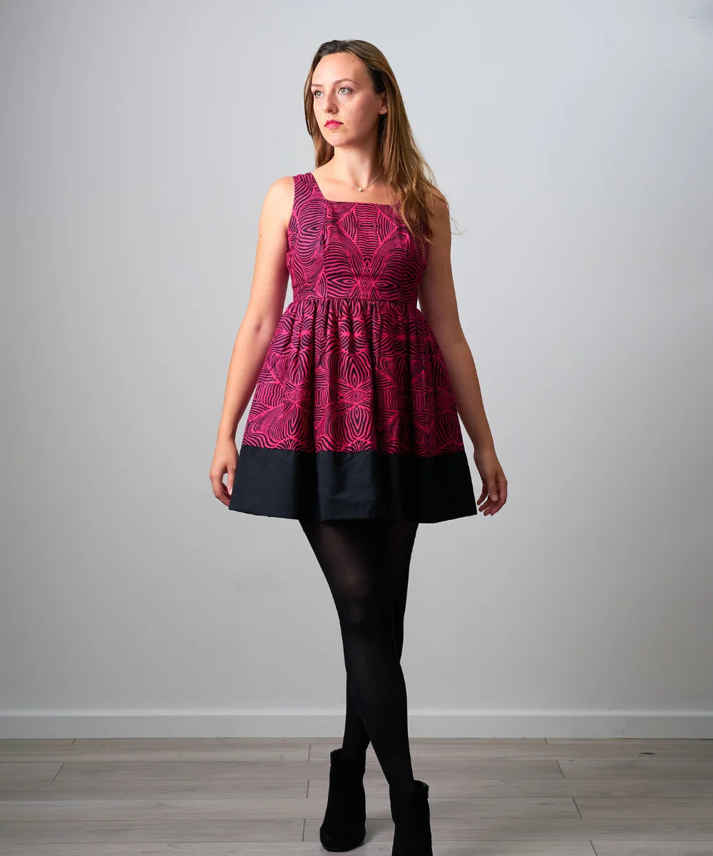 Ankara Print Ball Dress