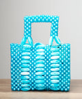 Handcrafted Shell & Beaded Mini Tote Bag