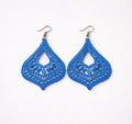 Diamond earrings (kite-like)