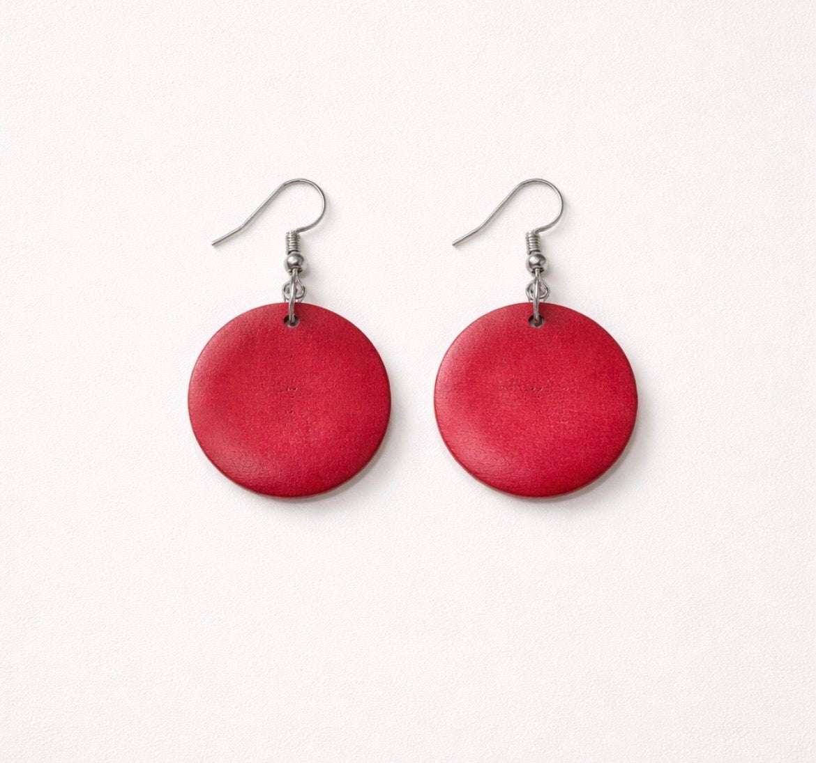 Dangle earrings (disc style)