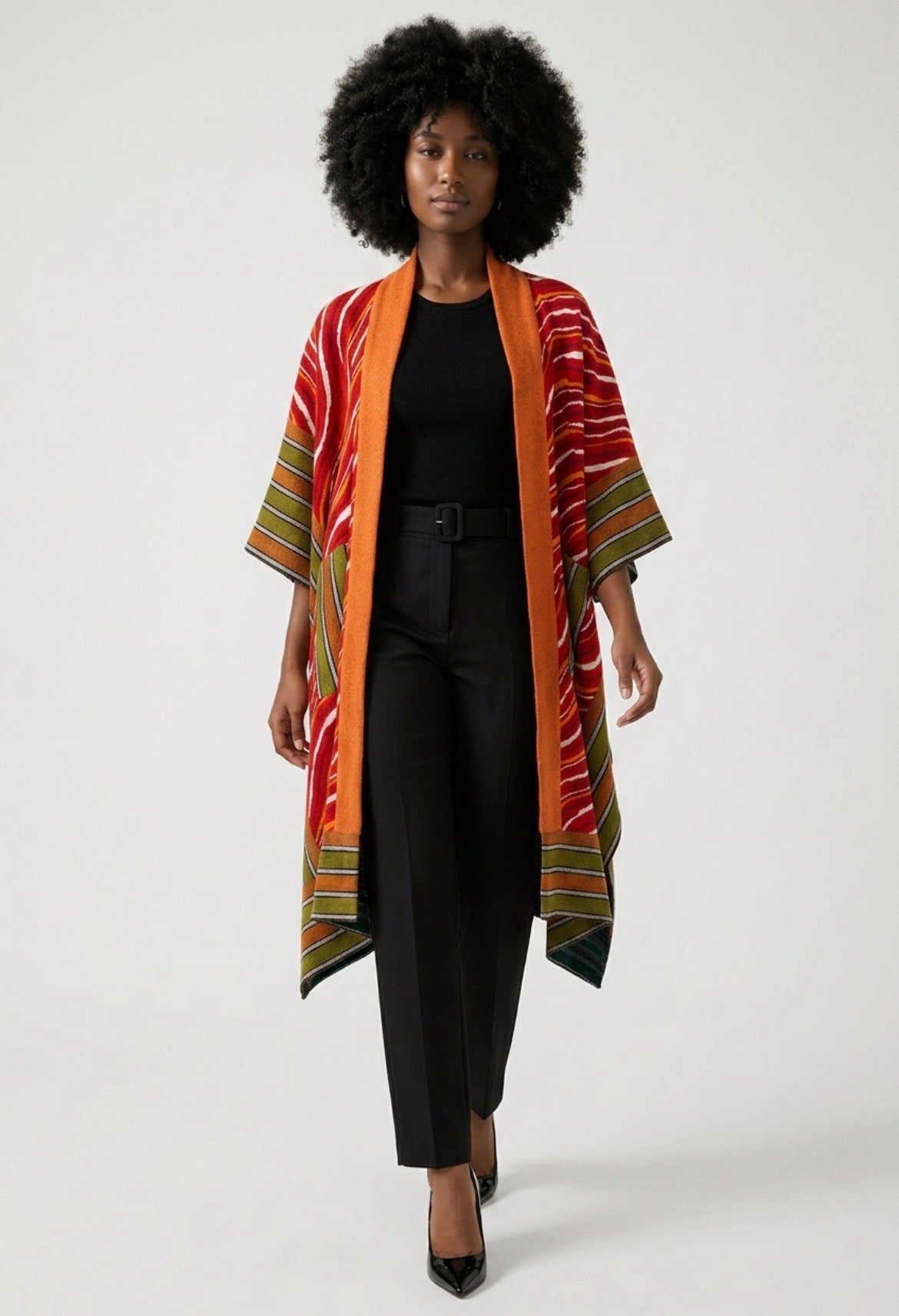 Ankara and Aso-Oke kimono