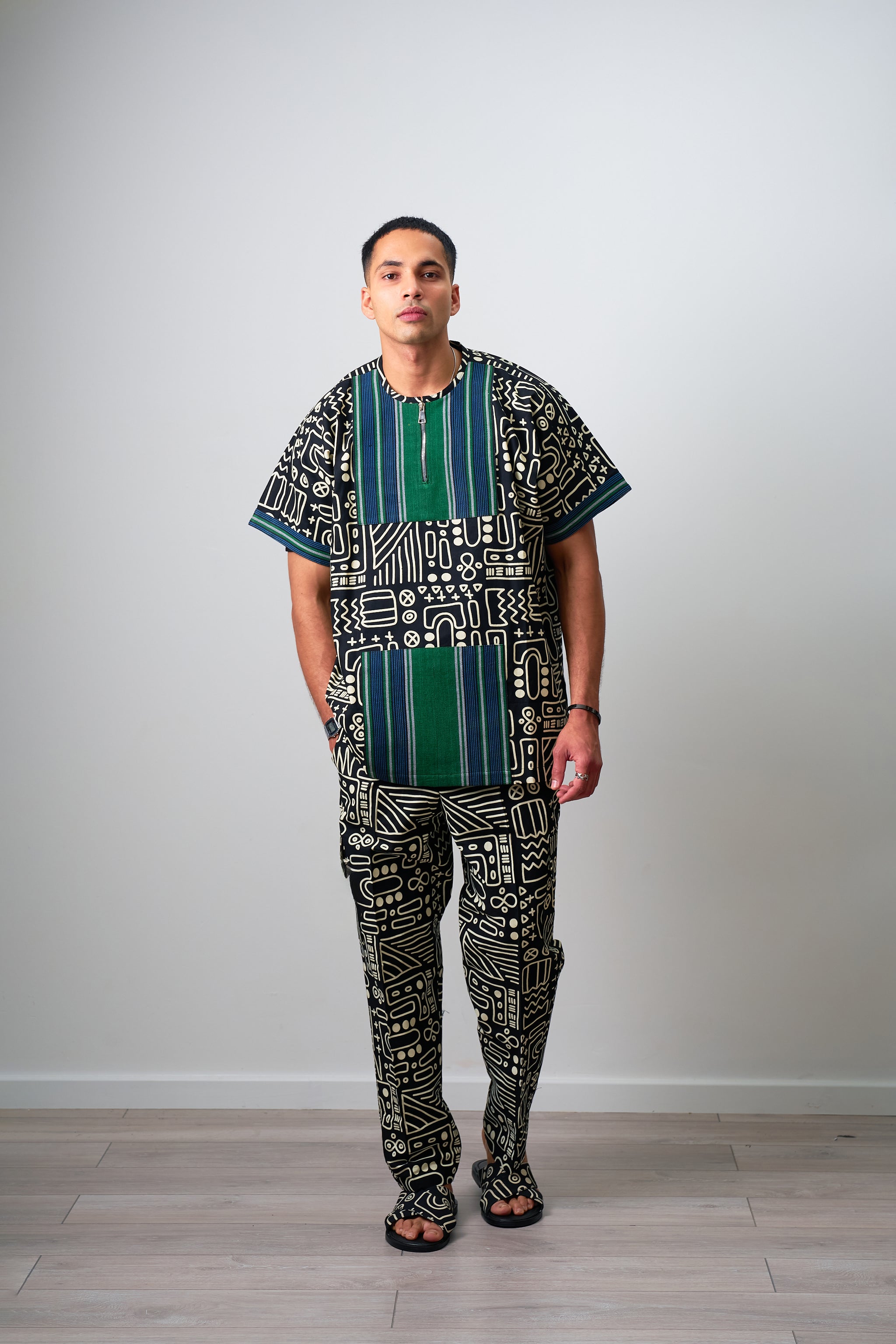 Ankara Male Short Sleeves senator