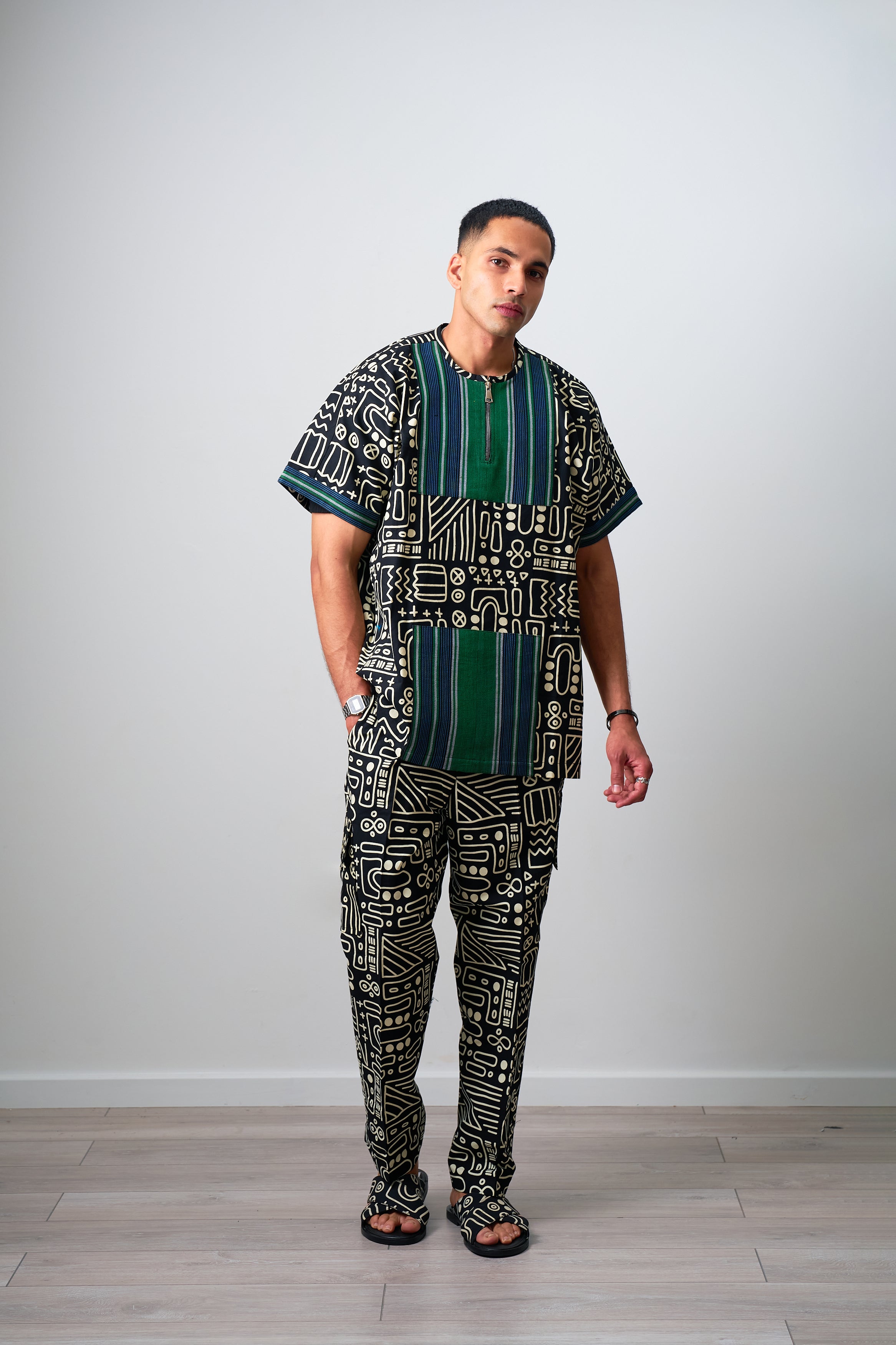 Ankara Male Short Sleeves senator