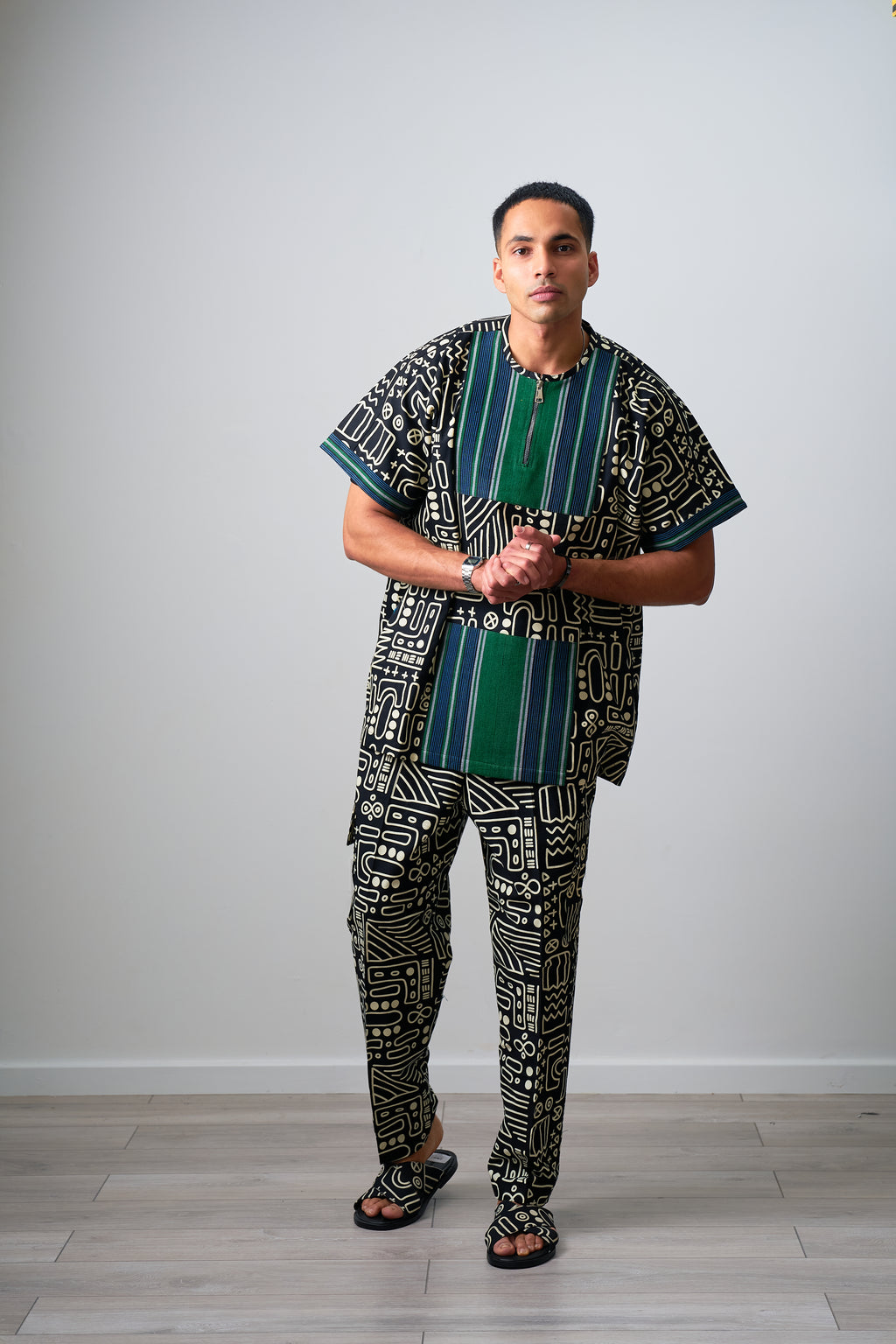 Ankara Male Short Sleeves senator