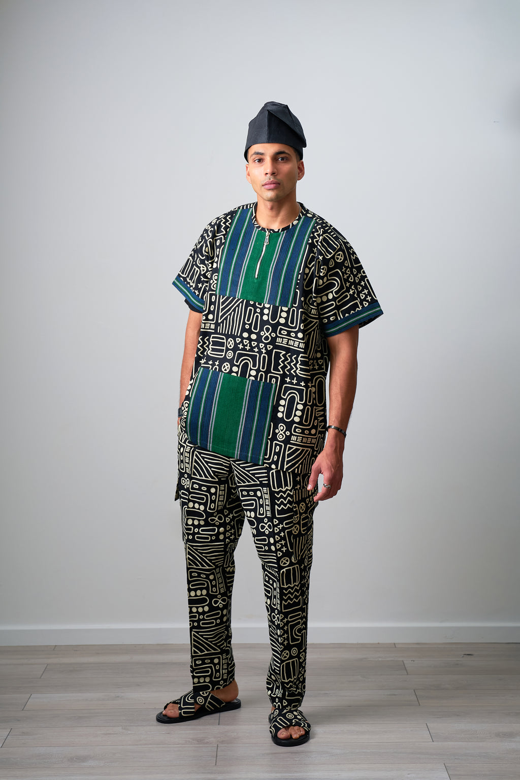 Ankara Male Short Sleeves senator