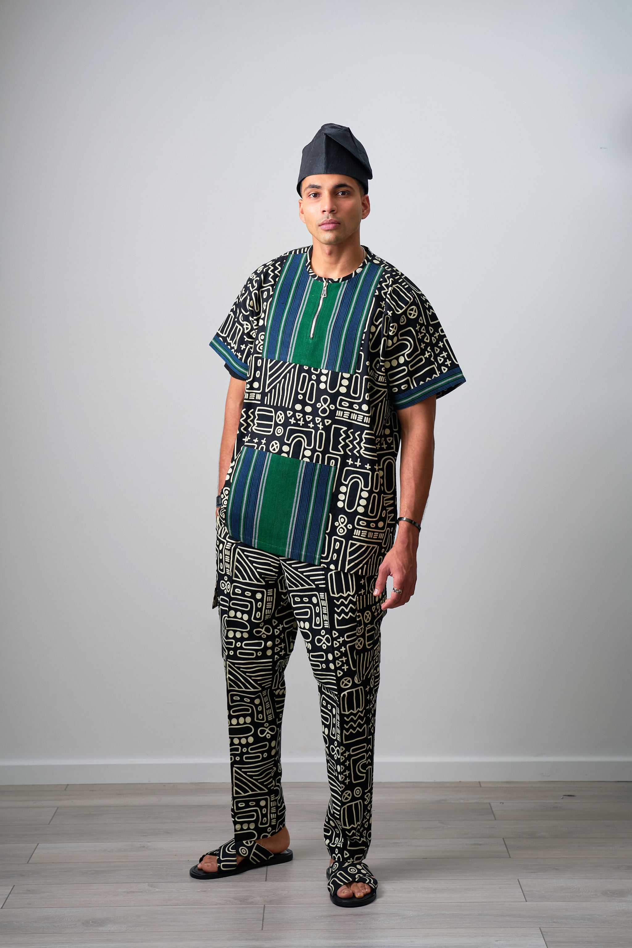 Ankara Male Short Sleeves senator