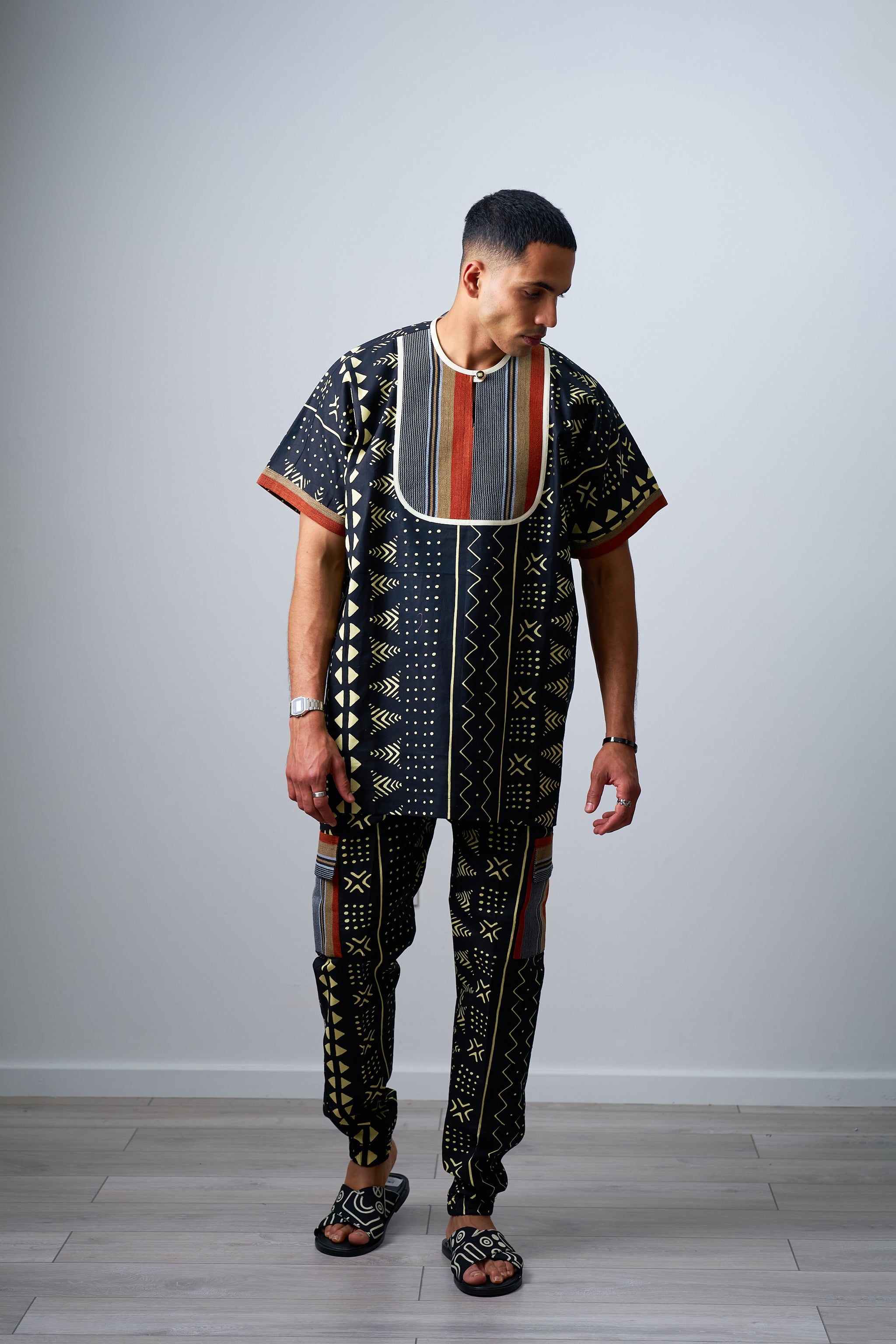 Ankara Male Short Sleeves senator