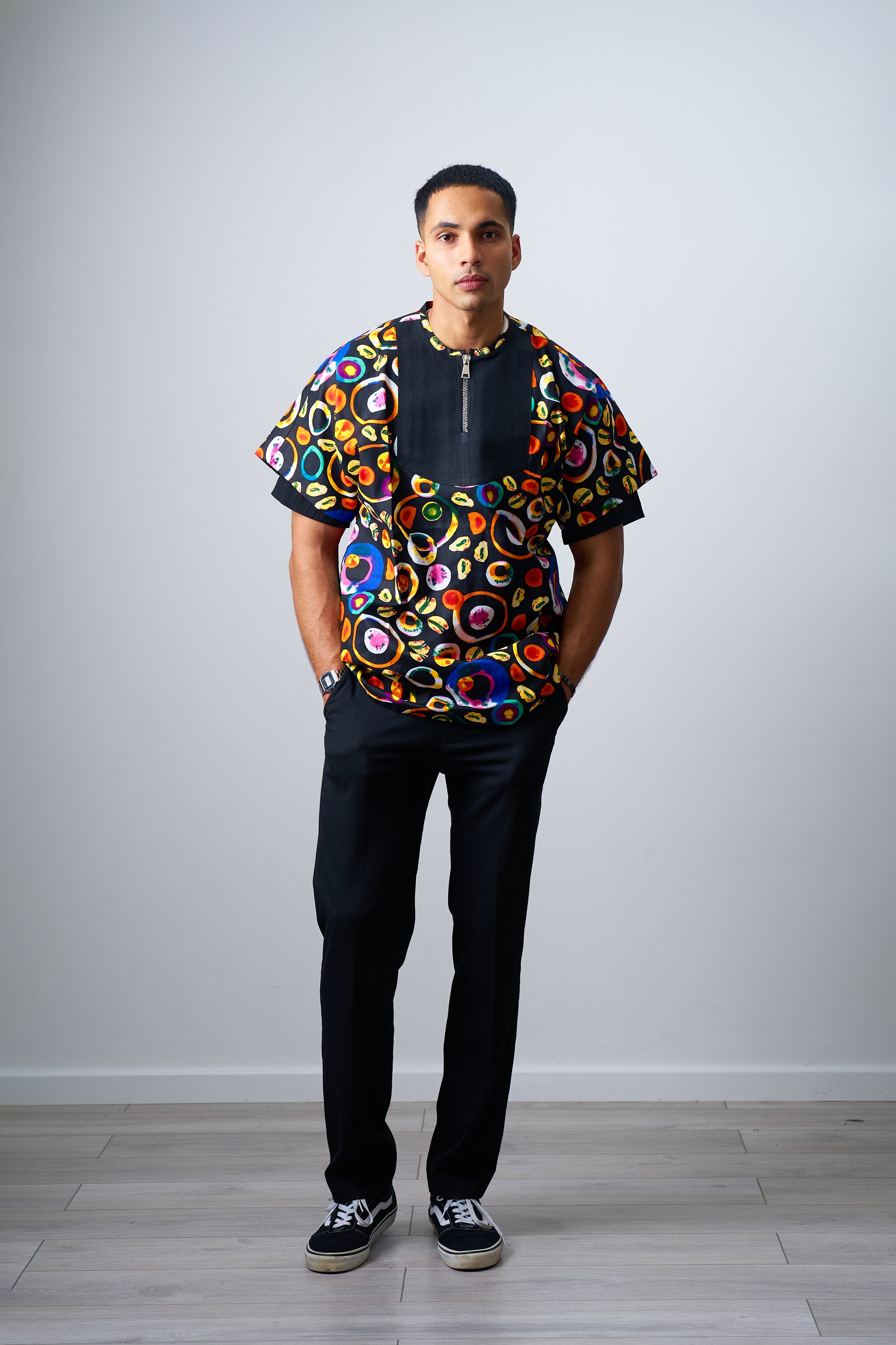 Ankara Male Short Sleeves shirt