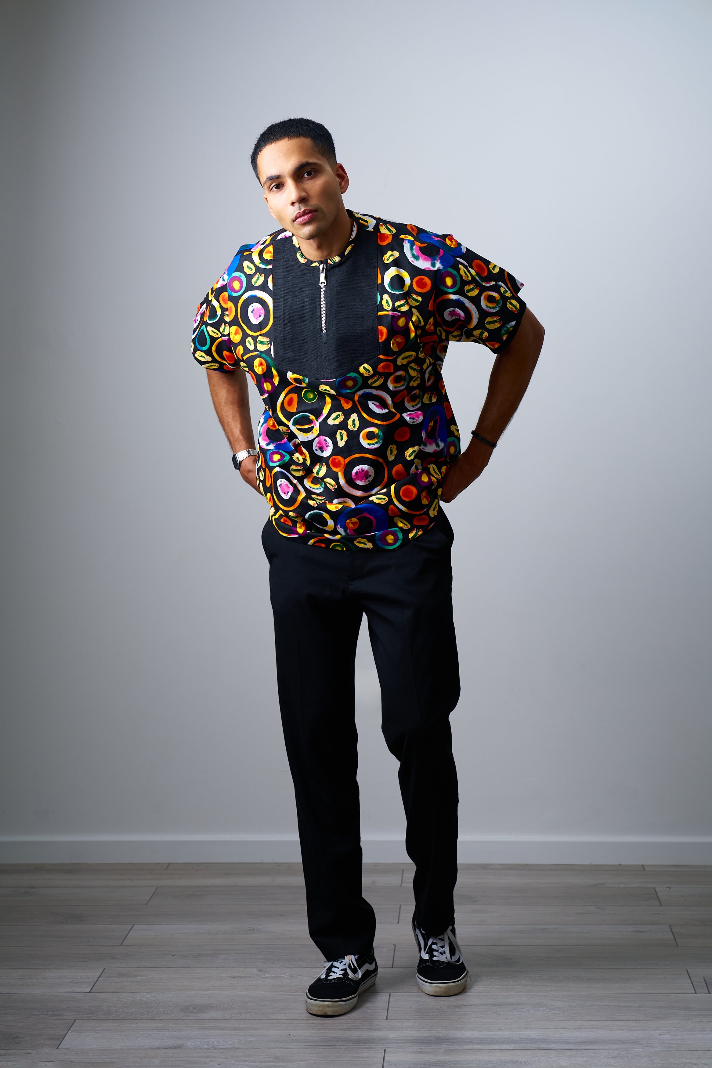 Ankara Male Short Sleeves shirt