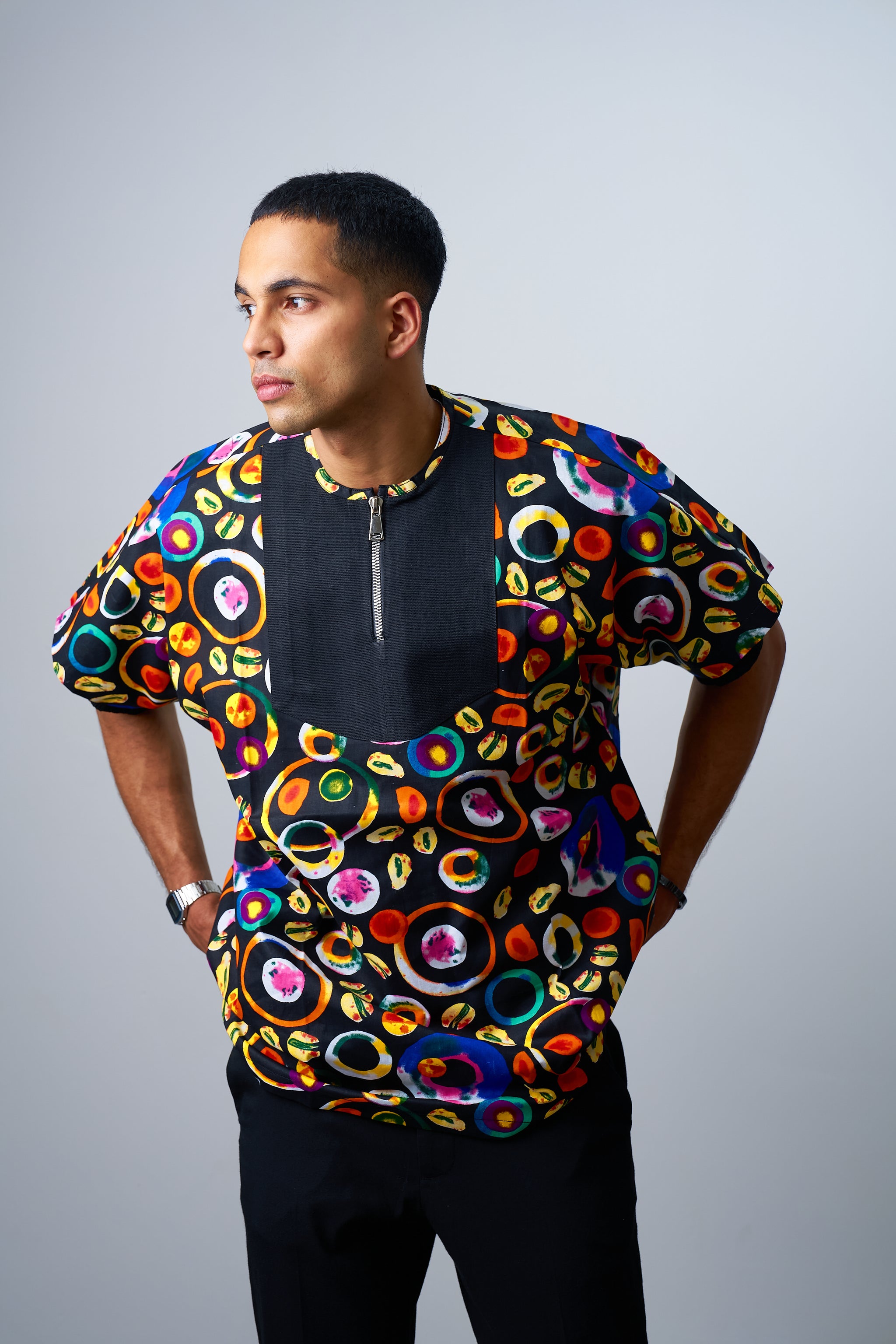Ankara Male Short Sleeves shirt
