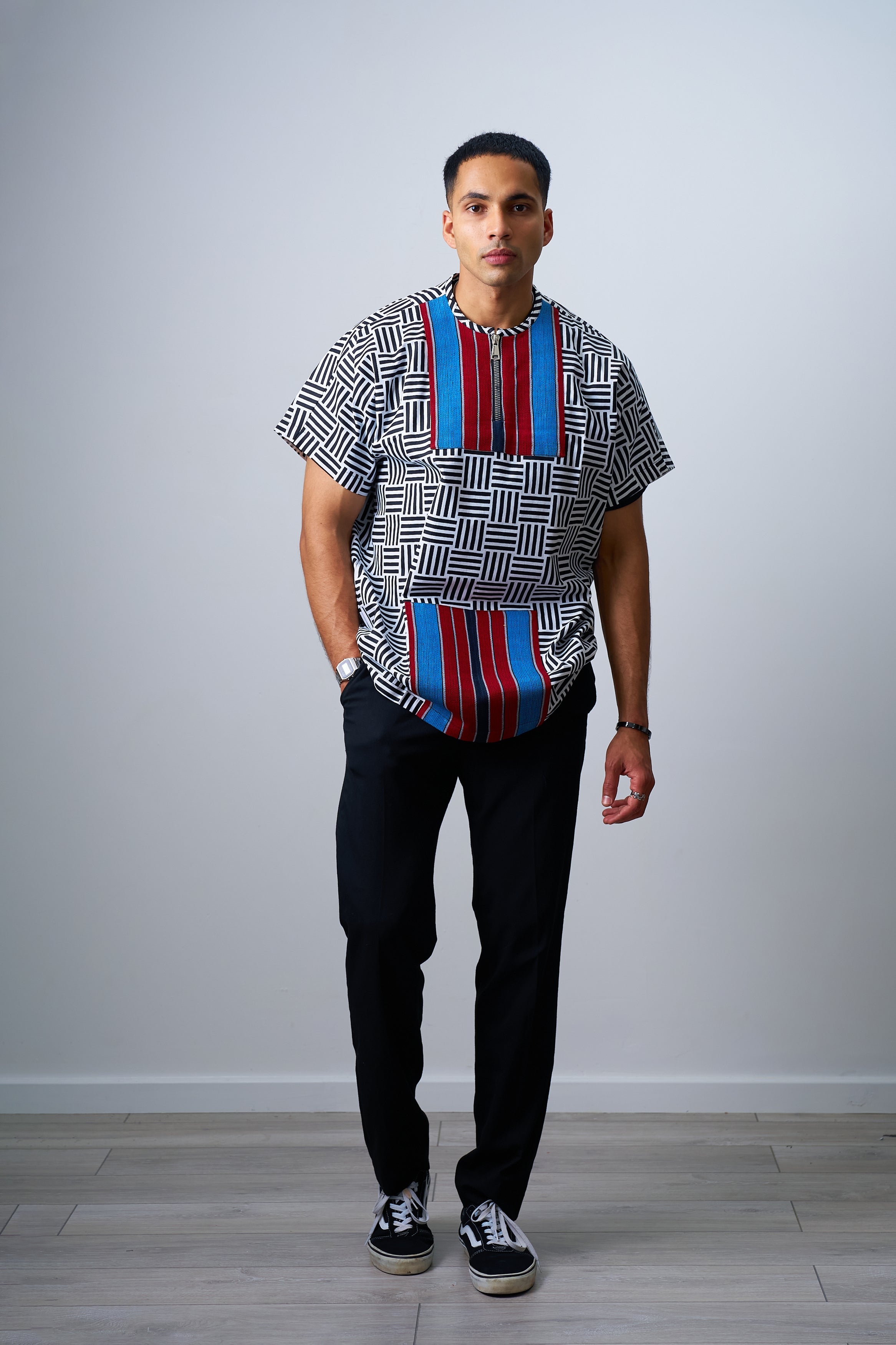 Ankara Male Short Sleeves shirt
