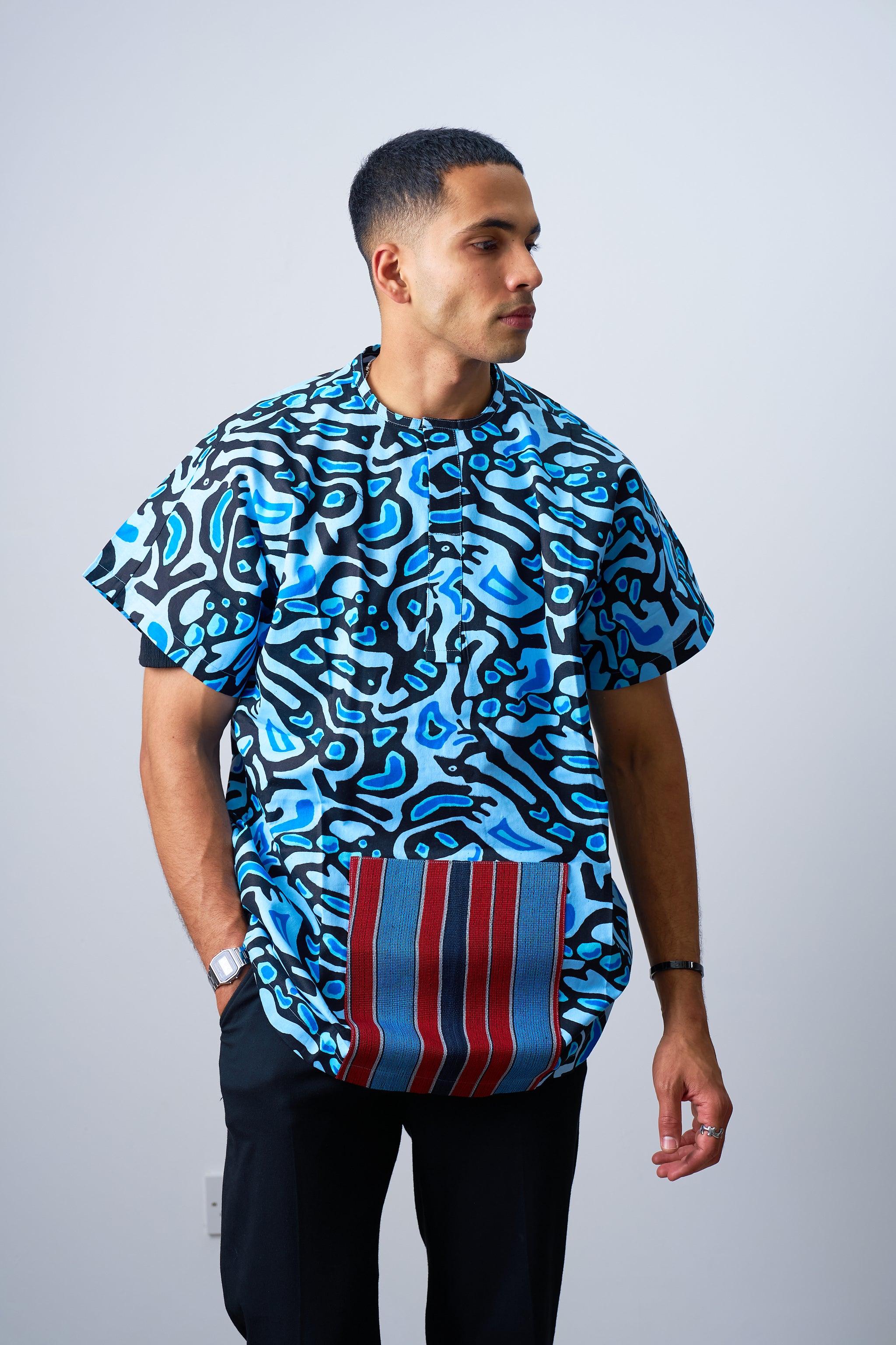 Ankara Male Short Sleeves shirt