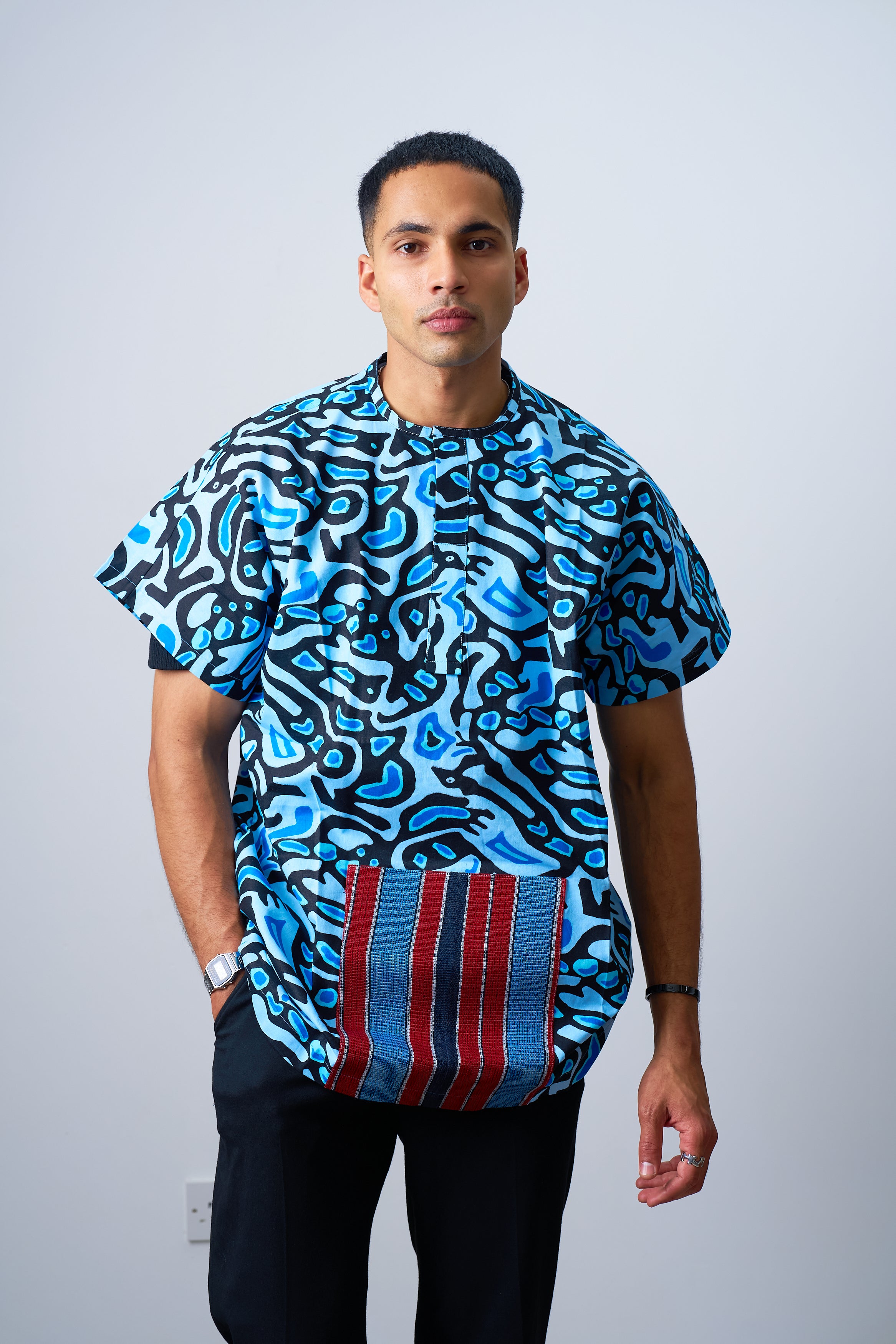 Ankara Male Short Sleeves shirt