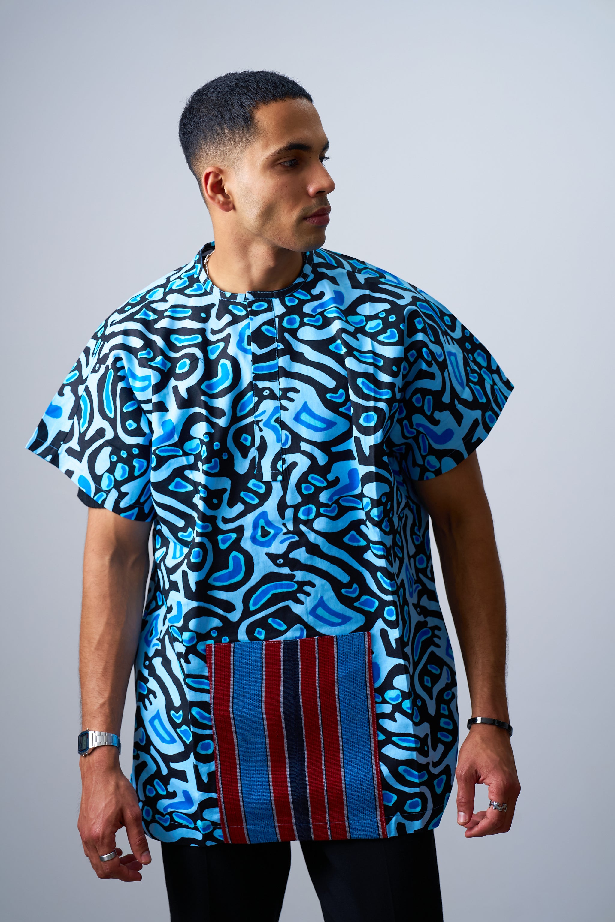 Ankara Male Short Sleeves shirt