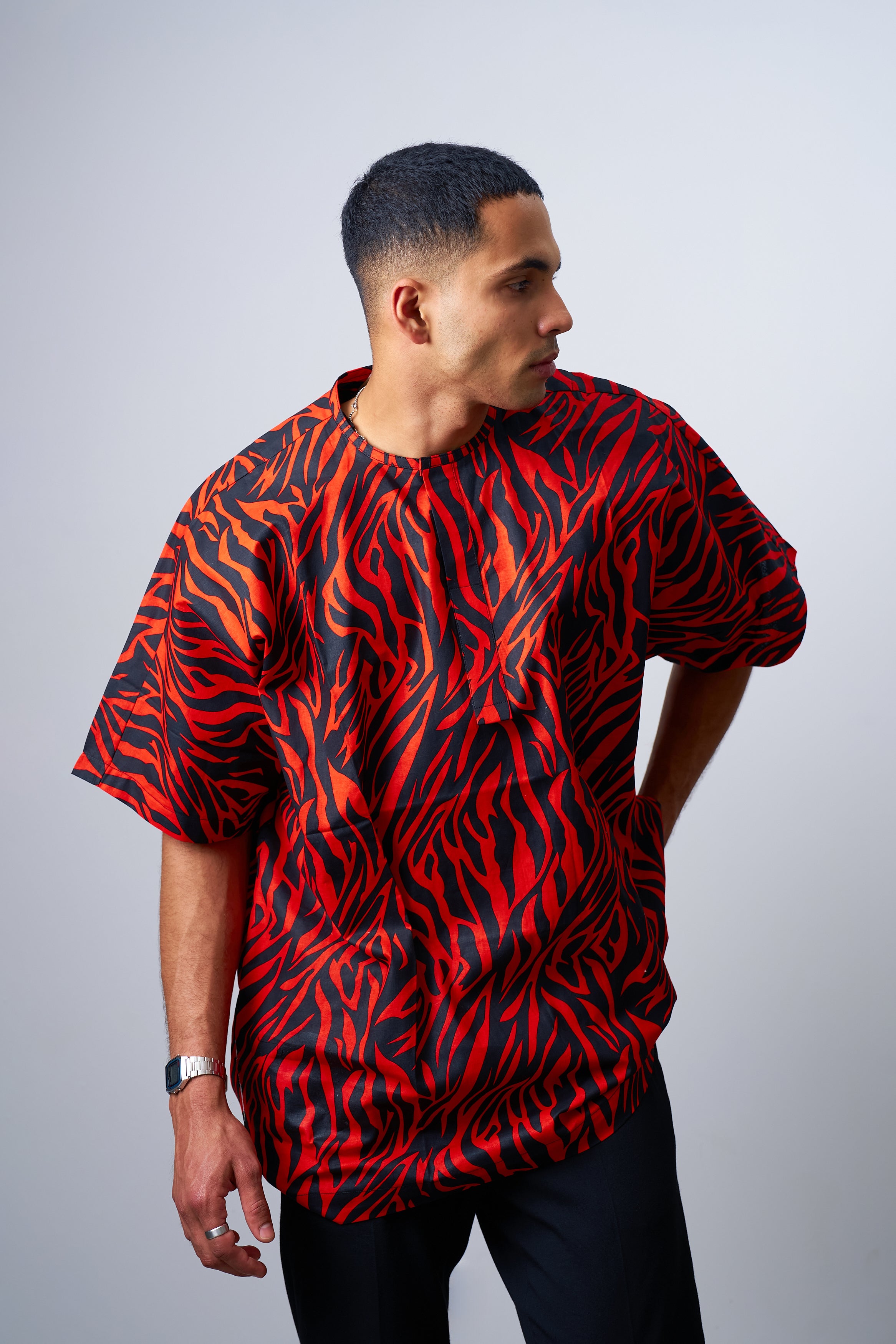Ankara Male Short Sleeves shirt