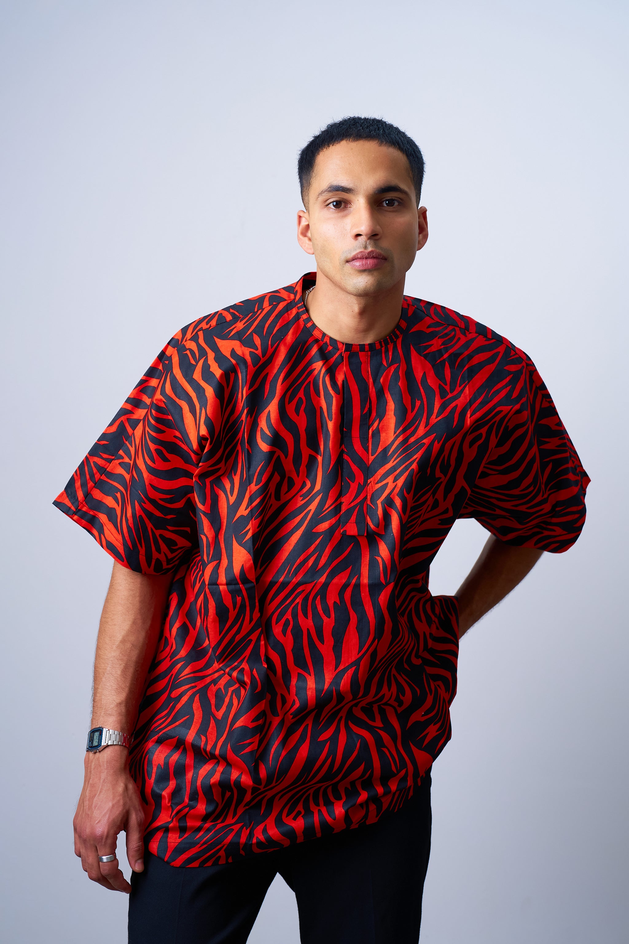 Ankara Male Short Sleeves shirt