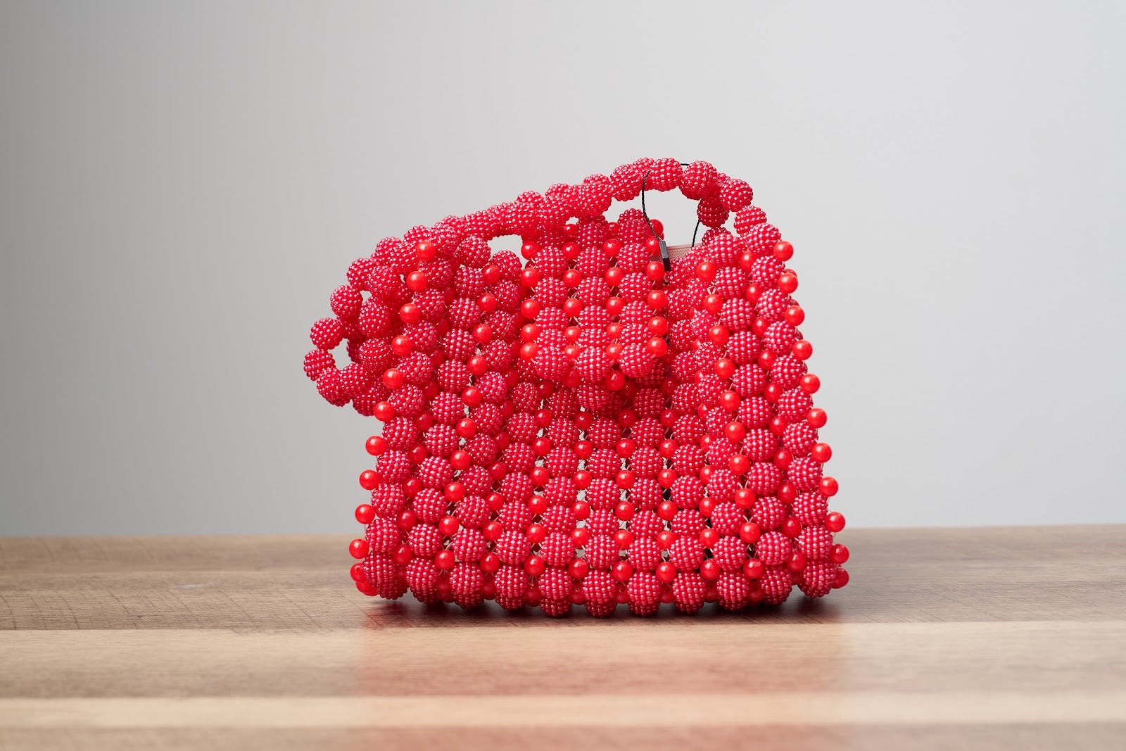Beaded red bag