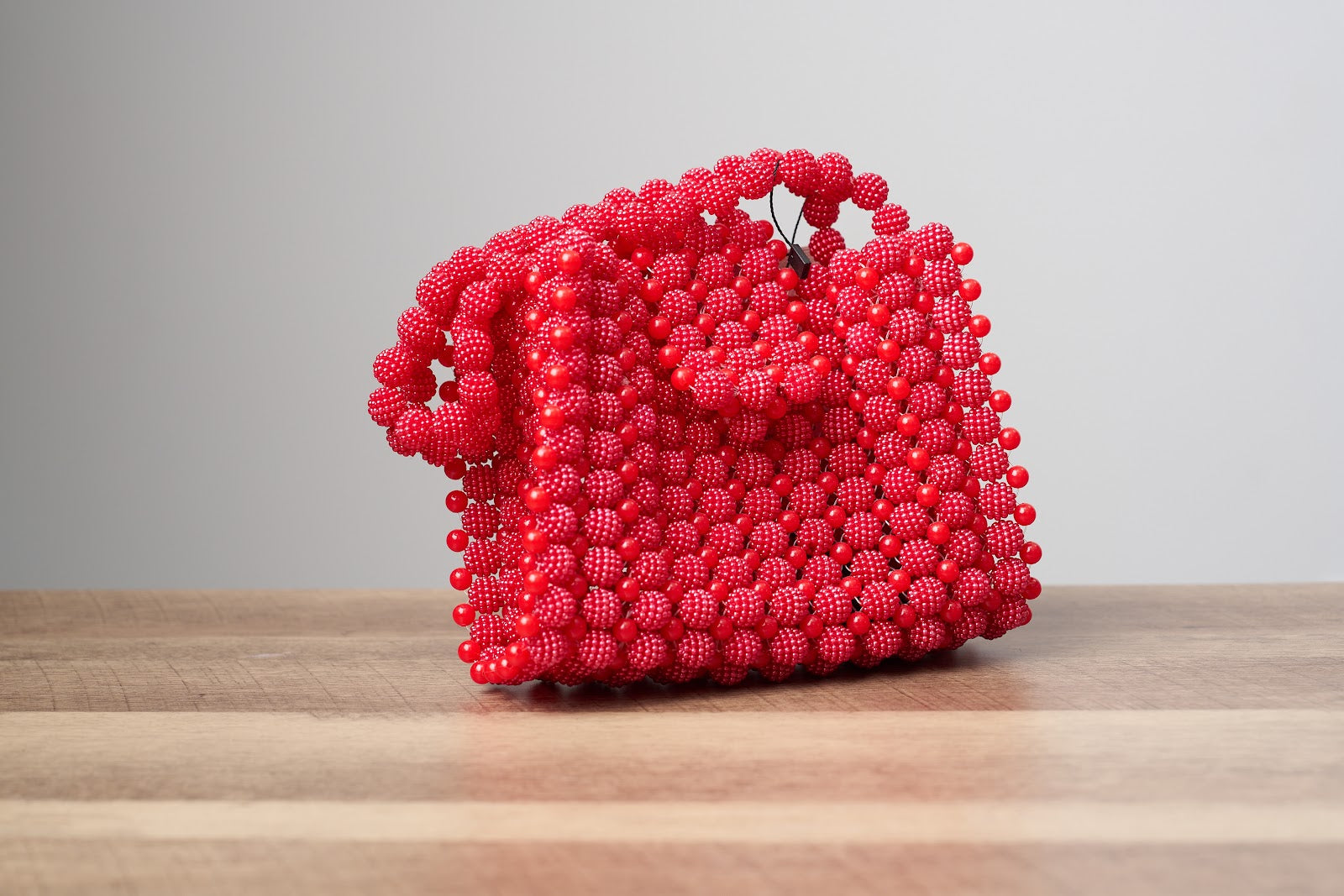 Beaded red bag