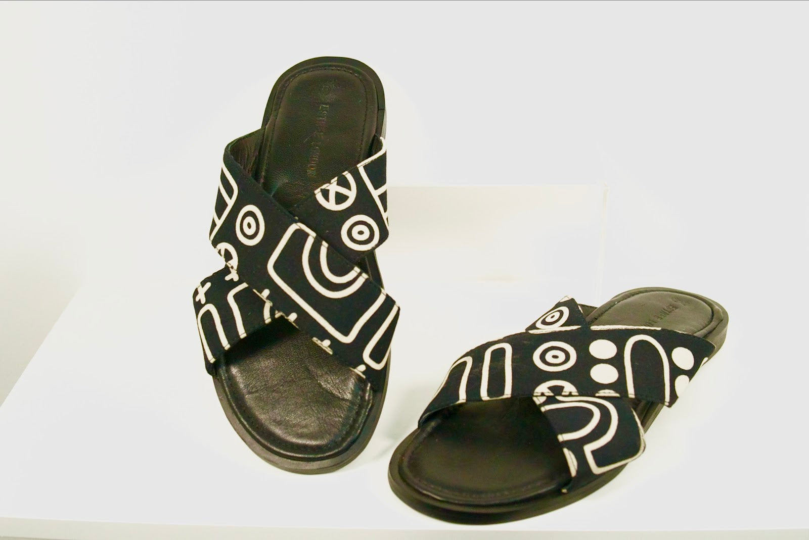 Ankara palm slippers