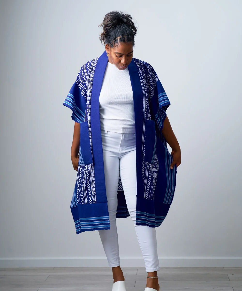 Stylish Aso-Oke Kimono