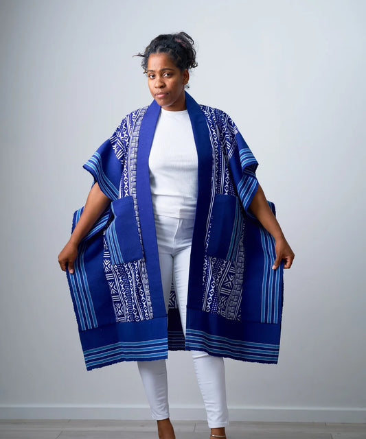 Stylish Aso-Oke Kimono